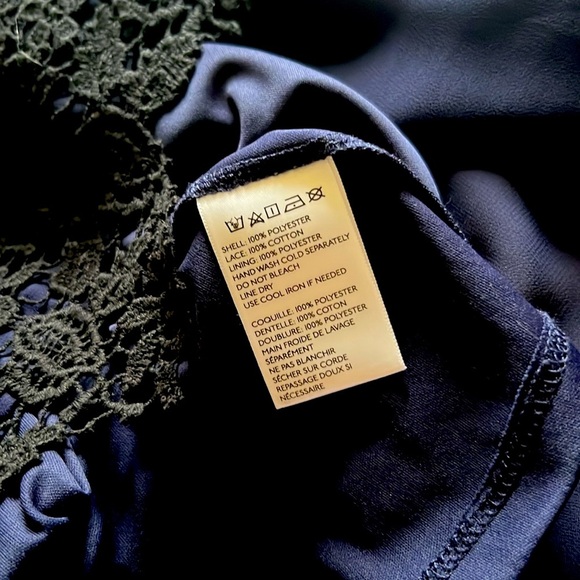 ⭐️BOGO FREE⭐️ URBAN OUTFITTERS Pins and Needles Navy and black NWT size L - Picture 13 of 14